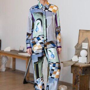 Untitled In Motion piazza print shirt, never worn